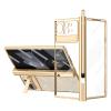 PROPFE Clear Case for Xiaomi Mix Fold 2, Hinge Protection Transparent Plating Hard PC Plating Case Cover with Pen Holder Magnetic Kickstand Screen Protector Full Protection view 1