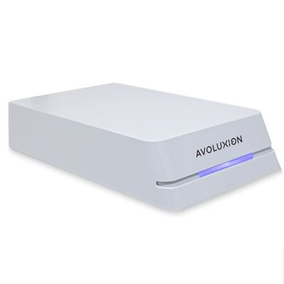 Avoluxion HDDGear Pro 4TB 7200RPM USB 3.0 External Gaming Hard Drive (White) (for PS5, Pre-formatted) - 2 Year Warranty (Renewed)