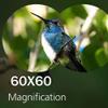 BUZZNN Portable Binoculars, 60X60 Professional HD Binoculars for Adults, Lightweight & Waterproof Binoculars, BaK4 Prisms, Perfect for Bird Watching, Hunting, Stargazing view 3