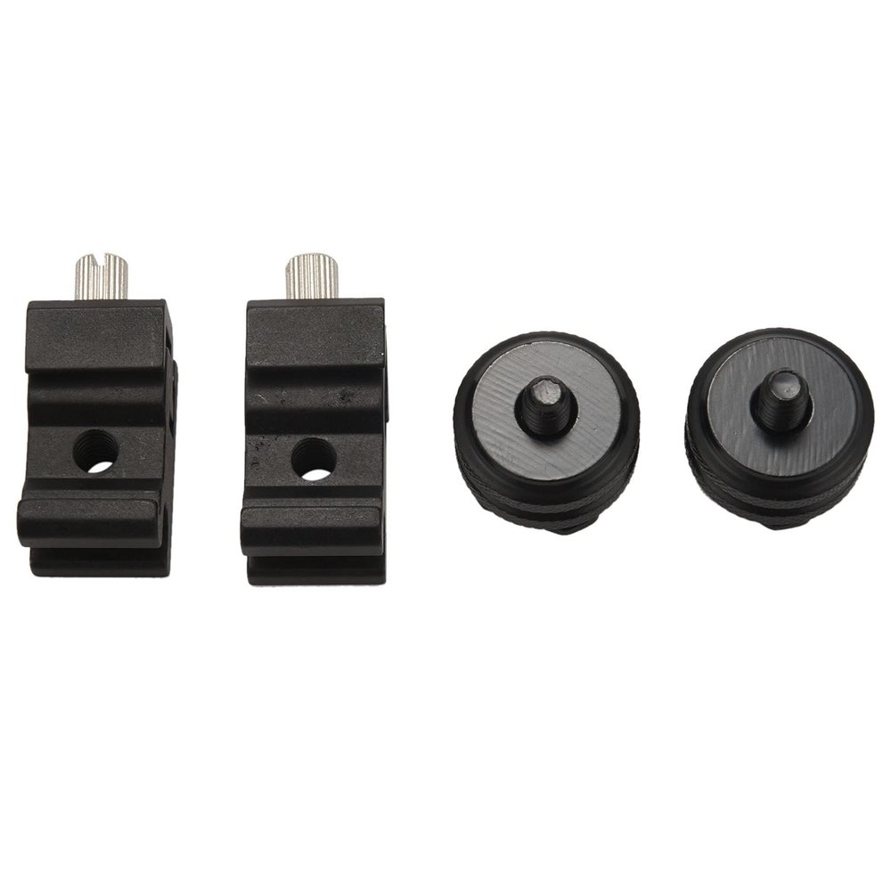 Duendhd 4 Pack Camera Combo Pack Hot Shoe Mount Adapter Cold Shoe Mount Adapter 1/4 Inch Hot Shoe Flash Shoe Mount for DSLR Camera Flash Shoe Mount