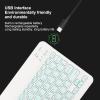 10 Inch Bluetooth Keyboard Mouse Set, Ultra Thin Quiet Keyboard with DPI Mouse, Rechargeable Keyboard Mouse Combo for Cell Phone, Laptop(Green) view 4