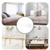 LIFKOME White PVC Sofa Under Bed Barrier Board Rounded Corner view 4
