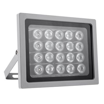 Infrared Illuminator 20pcs Array IR LEDs IR Illuminator Night Vision Wide Angle Long Range Outdoor Waterproof for CCTV Security Camera (White)