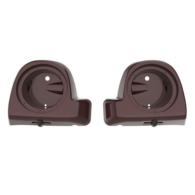 Mocardine Speaker Pods Box 6.5 inch for Rushmore Lower Vented Fairing Kits Fits for Harley Touring Road Glide, Road King, Street Glide, Electra Glide 2014-2023 Twisted Cherry