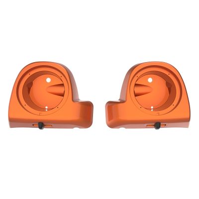 Mocardine Speaker Pods Box 6.5 inch for Rushmore Lower Vented Fairing Kits Fits for Harley Touring Road Glide, Road King, Street Glide, Electra Glide 2014-2023 Amber Whisky