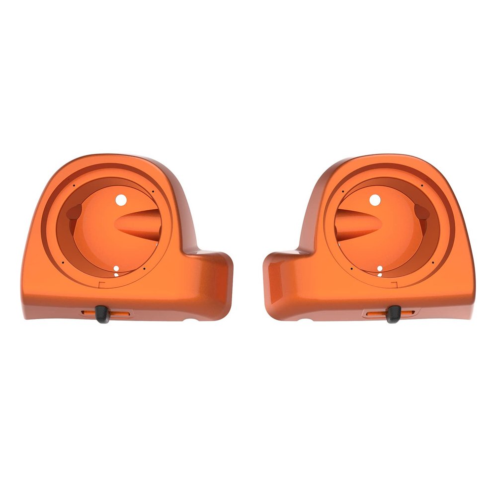 Mocardine Speaker Pods Box 6.5 inch for Rushmore Lower Vented Fairing Kits Fits for Harley Touring Road Glide, Road King, Street Glide, Electra Glide 2014-2023 Amber Whisky