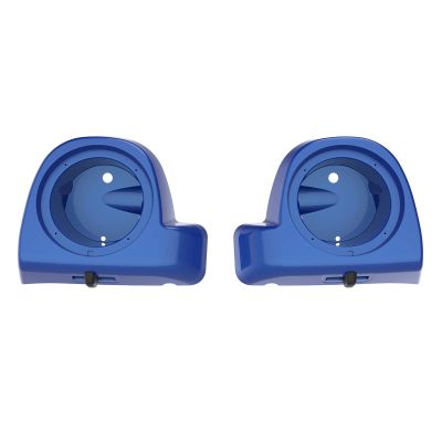 Mocardine Speaker Pods Box 6.5 inch for Rushmore Lower Vented Fairing Kits Fits for Harley Touring Road Glide, Road King, Street Glide, Electra Glide 2014-2023 Blue Max