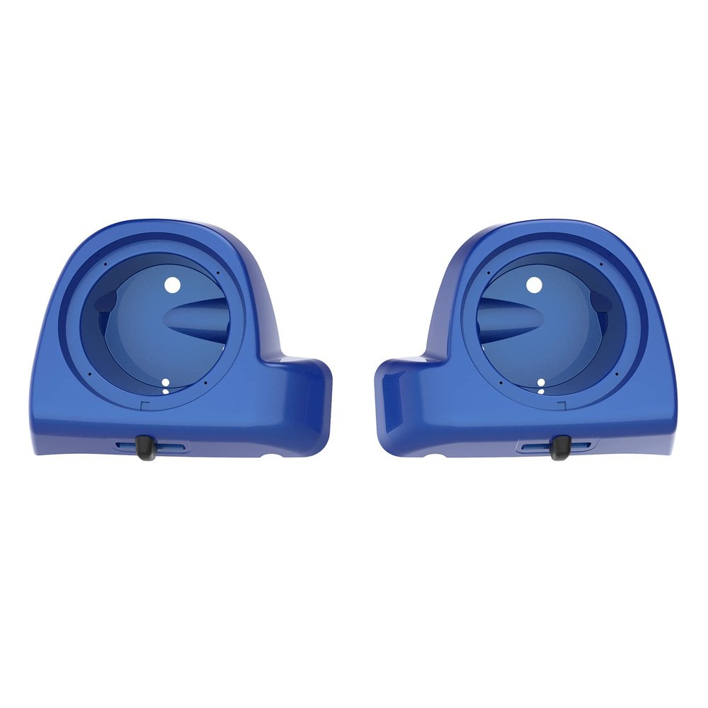 Mocardine Speaker Pods Box 6.5 inch for Rushmore Lower Vented Fairing Kits Fits for Harley Touring Road Glide, Road King, Street Glide, Electra Glide 2014-2023 Blue Max