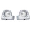 Mocardine Speaker Pods Box 6.5 inch for Rushmore Lower Vented Fairing Kits Fits for Harley Touring Road Glide, Road King, Street Glide, Electra Glide 2014-2023 Baracuda Sliver view 1