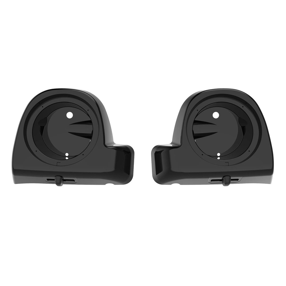 Mocardine Speaker Pods Box 6.5 inch for Rushmore Lower Vented Fairing Kits Fits for Harley Touring Road Glide, Road King, Street Glide, Electra Glide 2014-2023 (Vivid Black)