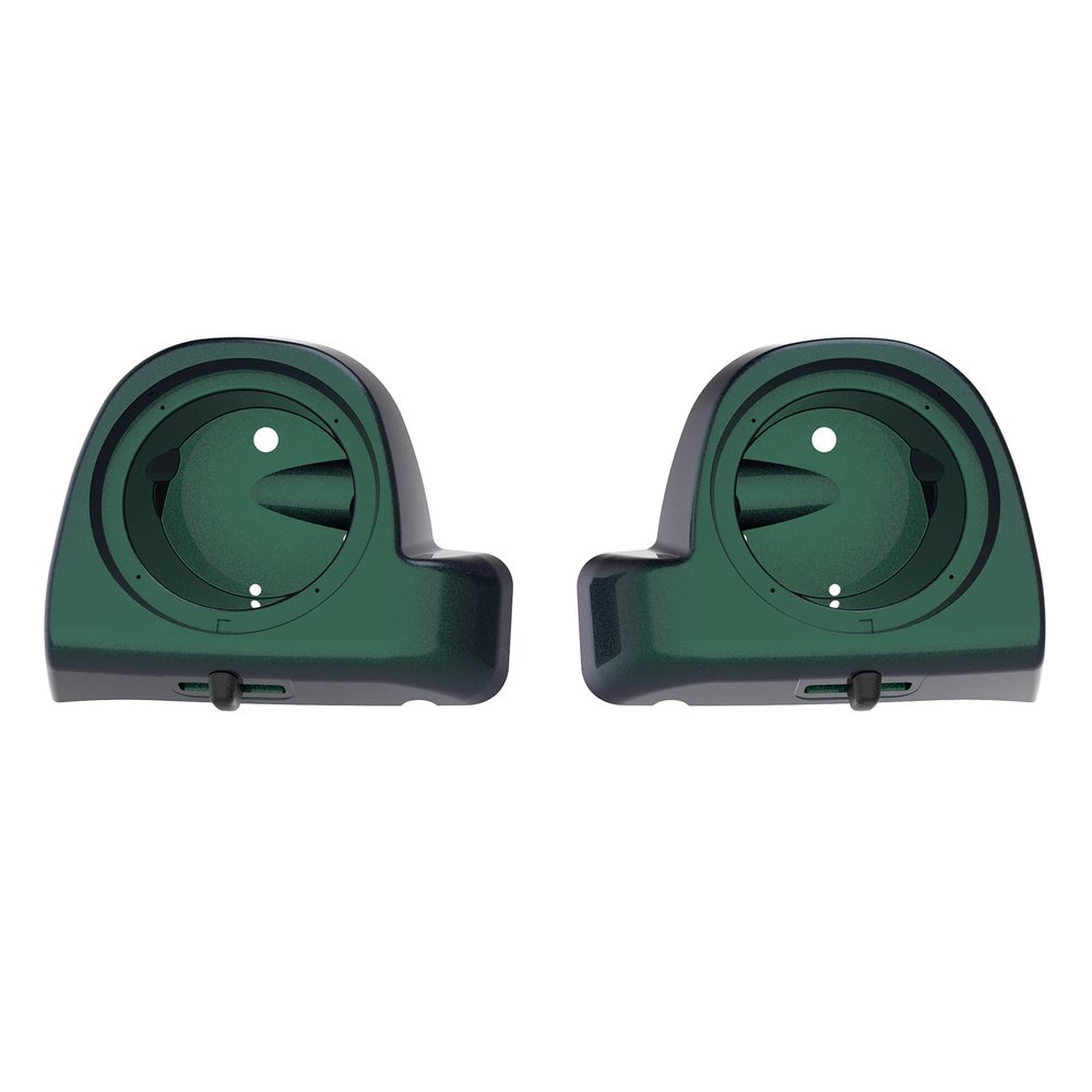 Mocardine Speaker Pods Box 6.5 inch for Rushmore Lower Vented Fairing Kits Fits for Harley Touring Road Glide, Road King, Street Glide, Electra Glide 2014-2023 (Snake Venom)