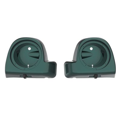 Mocardine Speaker Pods Box 6.5 inch for Rushmore Lower Vented Fairing Kits Fits for Harley Touring Road Glide, Road King, Street Glide, Electra Glide 2014-2023 Deep Jade Pearl
