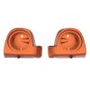 Mocardine Speaker Pods Box 6.5 inch for Rushmore Lower Vented Fairing Kits Fits for Harley Touring Road Glide, Road King, Street Glide, Electra Glide 2014-2023 Scorched Orange view 1