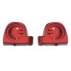 Mocardine Speaker Pods Box 6.5 inch for Rushmore Lower Vented Fairing Kits Fits for Harley Touring Road Glide, Road King, Street Glide, Electra Glide 2014-2023 Hard Candy Hot Rod Red Flake view 1