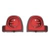 Mocardine Speaker Pods Box 6.5 inch for Rushmore Lower Vented Fairing Kits Fits for Harley Touring Road Glide, Road King, Street Glide, Electra Glide 2014-2023 Hard Candy Hot Rod Red Flake view 2