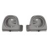 Mocardine Speaker Pods Box 6.5 inch for Rushmore Lower Vented Fairing Kits Fits for Harley Touring Road Glide, Road King, Street Glide, Electra Glide 2014-2023 Billet Silver view 1