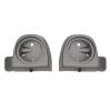 Mocardine Speaker Pods Box 6.5 inch for Rushmore Lower Vented Fairing Kits Fits for Harley Touring Road Glide, Road King, Street Glide, Electra Glide 2014-2023 Billet Silver view 2