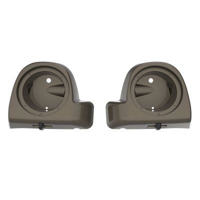 Mocardine Speaker Pods Box 6.5 inch for Rushmore Lower Vented Fairing Kits Fits for Harley Touring Road Glide, Road King, Street Glide, Electra Glide 2014-2023 River Rock Gray