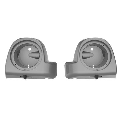 Mocardine Speaker Pods Box 6.5 inch for Rushmore Lower Vented Fairing Kits Fits for Harley Touring Road Glide, Road King, Street Glide, Electra Glide 2014-2023 Charcoal Grey