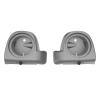 Mocardine Speaker Pods Box 6.5 inch for Rushmore Lower Vented Fairing Kits Fits for Harley Touring Road Glide, Road King, Street Glide, Electra Glide 2014-2023 Charcoal Grey view 1