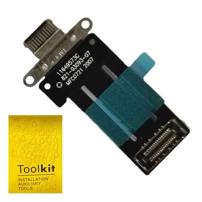 TPhaelay Dock Connector for iPad Pro 11 inch 3rd 4th Gen A2377 A2301 A2759 A2435 | iPad Pro 12.9 5th 6th Generation A2378 A2379 A2436 A2764 2021 2022 Charging Port Replacement Flex Cable(Black)