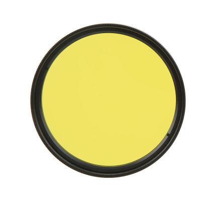Akozon Vibrant Yellow 52mm Camera Lens Filter, Color Correcting, Optical Glass, Aluminum Alloy, for Digital Cameras Series