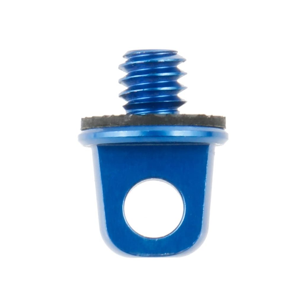 BGNing 1/4 Thread Mount D Ring Camera Tripod Adapter Stand Adapter Screw with 5.9'' Adjustable Hand Wristband Lanyard Strap Sling for Most Connectors (Blue)