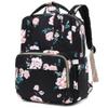 Floral Laptop Backpack 15.6 Inch College Bookbag School Casual Computer Backpacks for Women Girls view 1