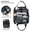 Floral Laptop Backpack 15.6 Inch College Bookbag School Casual Computer Backpacks for Women Girls view 3