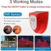 4Pack Solar Security Light Alarm,WONFAST Waterproof PIR 6LED Motion Sensor Flashing Light,129dB Gunshot Sounds & Dog Barking Sound Warning Strobe Night Lamp for Outdoor Farm Barn Villa Yard view 4