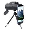 BUZZNN Monocular Telescope with Tripod and Smartphone Adapter, Waterproof Monocular for Adults Kids, High Power Monocular for Bird Watching Hunting Camping Hiking view 2