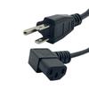 Traovien 3 Prong Female Coiled Spiral Power Cable,3 Prong AC Power Cord Cable 2.5m/8FT 18AWG Connector Plug Wire,Suitable for TV, Computer, Printer, Radio, Monitor Laptop, etc (Black Left) view 3