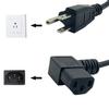 Traovien 3 Prong Female Coiled Spiral Power Cable,3 Prong AC Power Cord Cable 2.5m/8FT 18AWG Connector Plug Wire,Suitable for TV, Computer, Printer, Radio, Monitor Laptop, etc (Black Left) view 4