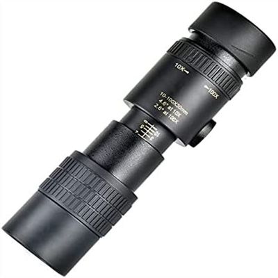 BUZZNN 10-30x40 Zoom Monocular Telescope, Waterproof High Power Monocular with Tripod Phone Adapter, Monocular for Hunting, Camping, Bird Watching