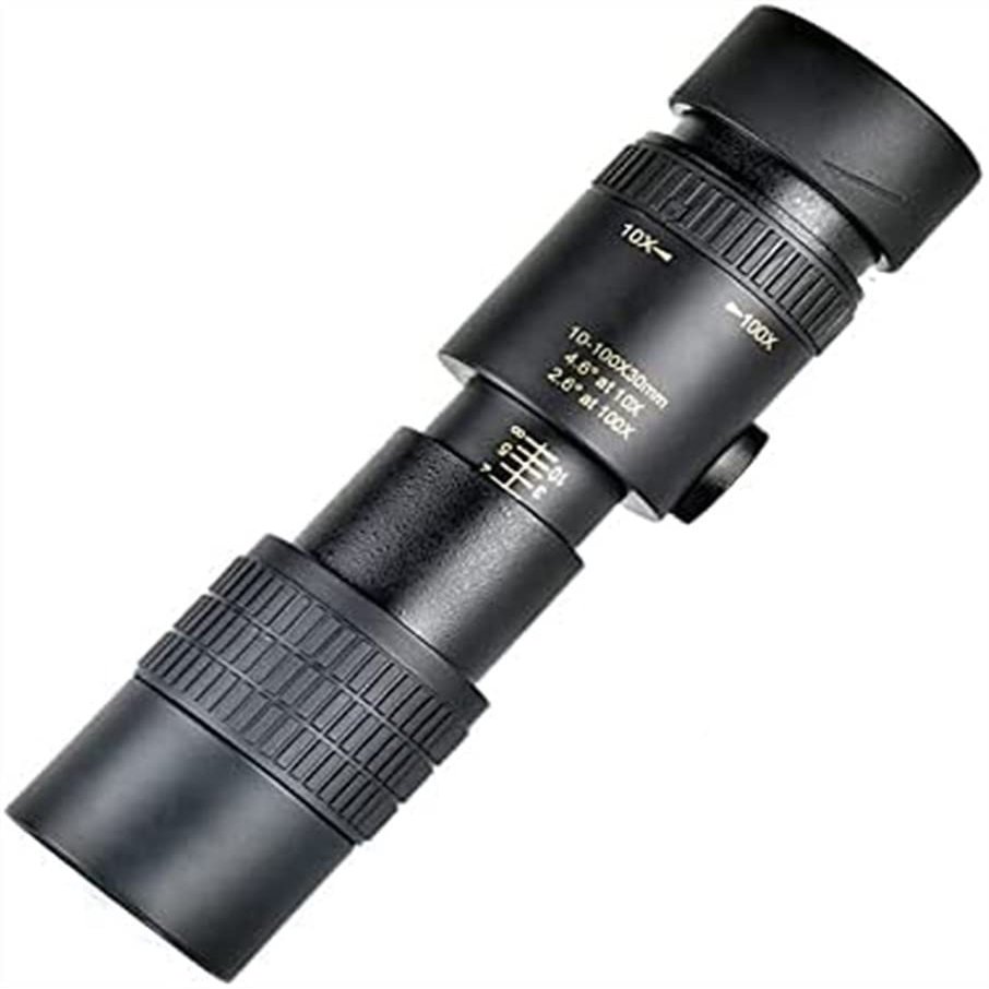 BUZZNN 10-30x40 Zoom Monocular Telescope, Waterproof High Power Monocular with Tripod Phone Adapter, Monocular for Hunting, Camping, Bird Watching