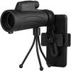 BUZZNN 10x40 Monocular Telescope for Adults with Smartphone Adapter Tripod, BAK4 Prism & FMC Lens Monoculars for Bird Watching, Hunting, Camping, Hiking, Travel view 1