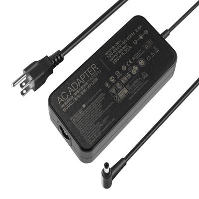 120W AC Charger 5.5x2.5mm Fit for Asus ROG GL552JX GL552VL GL552VW GL552VX GL752VL GL752VW GL771JM GL771JW G53JW G53SW GL552VL GL552VX G551VW GL753VD ZenBook Pro 15 UX550GDX UX510UW