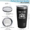 Photographer Black Viking Tumbler 20oz - Every Picture Tells A Story - Photography Camera Optical DSLR Professional Capturing Portrait Shoot view 3