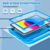 BMOUO Kids Case for iPad 11th Generation (A16) 11 Inch 2025/iPad 10th Generation 10.9" 2022 - with Built-in Screen Protector, Shockproof Handle Stand iPad 11th/10th Generation Case for Kids, Blue view 3