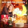 Smile lab Personalized Baby Gifts, Personalized Name Night Light Customize Animal Night Light for Kids Custom Bedroom Decor Baby Girl Boy Gifts view 4