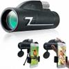 BUZZNN 16X50 Monoculars for Adults with Smartphone Holder & Tripod, High Power Monocular Telescope for Wildlife Bird Watching Hunting Camping Travel view 3