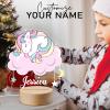 Smile lab Personalized Baby Gifts, Personalized Name Night Light Customize Animal Night Light for Kids Custom Bedroom Decor Baby Girl Boy Gifts view 2