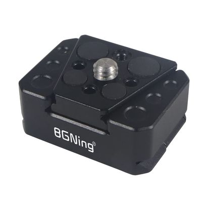 BGNing Quick Release Plate Clamp Fast Switch V Port for Action Camera Stabilizer Tripod DSLR Phone Monitor (Type A)