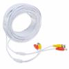 SLLEA 150ft White BNC Video Power Wire Cord Replacement for Zmodo Q-See Qsee PTZ Camera Cable view 1