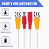 SLLEA 150ft White BNC Video Power Wire Cord Replacement for Zmodo Q-See Qsee PTZ Camera Cable view 2