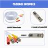 SLLEA 150ft White BNC Video Power Wire Cord Replacement for Zmodo Q-See Qsee PTZ Camera Cable view 4