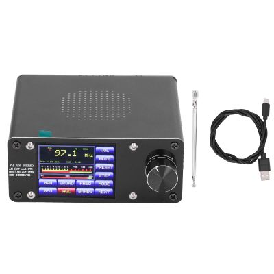 Port ble H ndheld Recorder Si4732 2.4in Touch Screen Full B nd R dio Receiver FM LW MW SW SSB