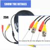 SLLEA 25ft Black BNC Video Power Wire Cord Replacement for Camera Cable SDH-C75080 SDH-C5100 view 4