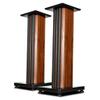 Audio Stand 1 Pair of Wooden Speaker Stands 62cm High Sound Stand Conference Room Living Room Speaker Placement Stand Surround Speaker Stand (Color : Wood, Size : 24.2 * 28.7 * 62.7cm) view 1
