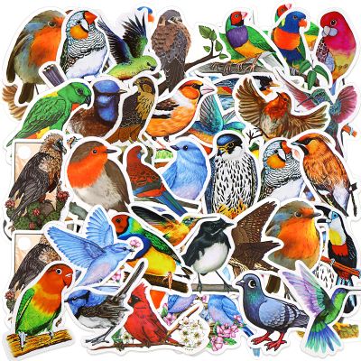 200 Pcs Birds Stickers Vinyls Waterproof Animal Cartoon Bird Decal for Kids Teen Christmas School Classroom Gifts Water Bottles Laptop Luggage Phone Skateboard Refrigerators Computer Supplies